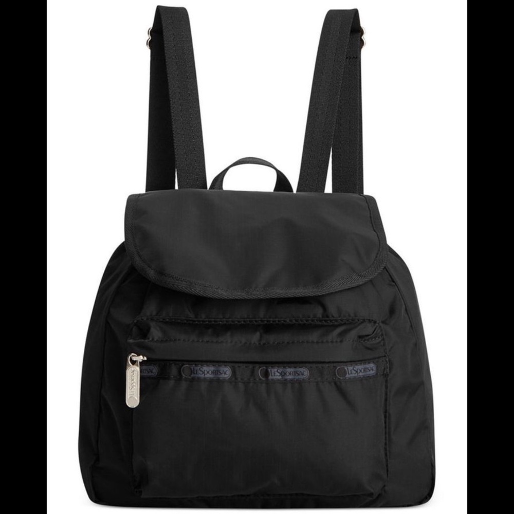 LeSportsac Small Edie Backpack Nylon Drawstring Bag Carryall Purse